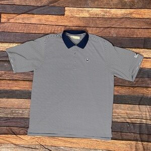 Donald Ross Striped Mens Polo Golf Tennis Short Sleeve Summer Shirt
